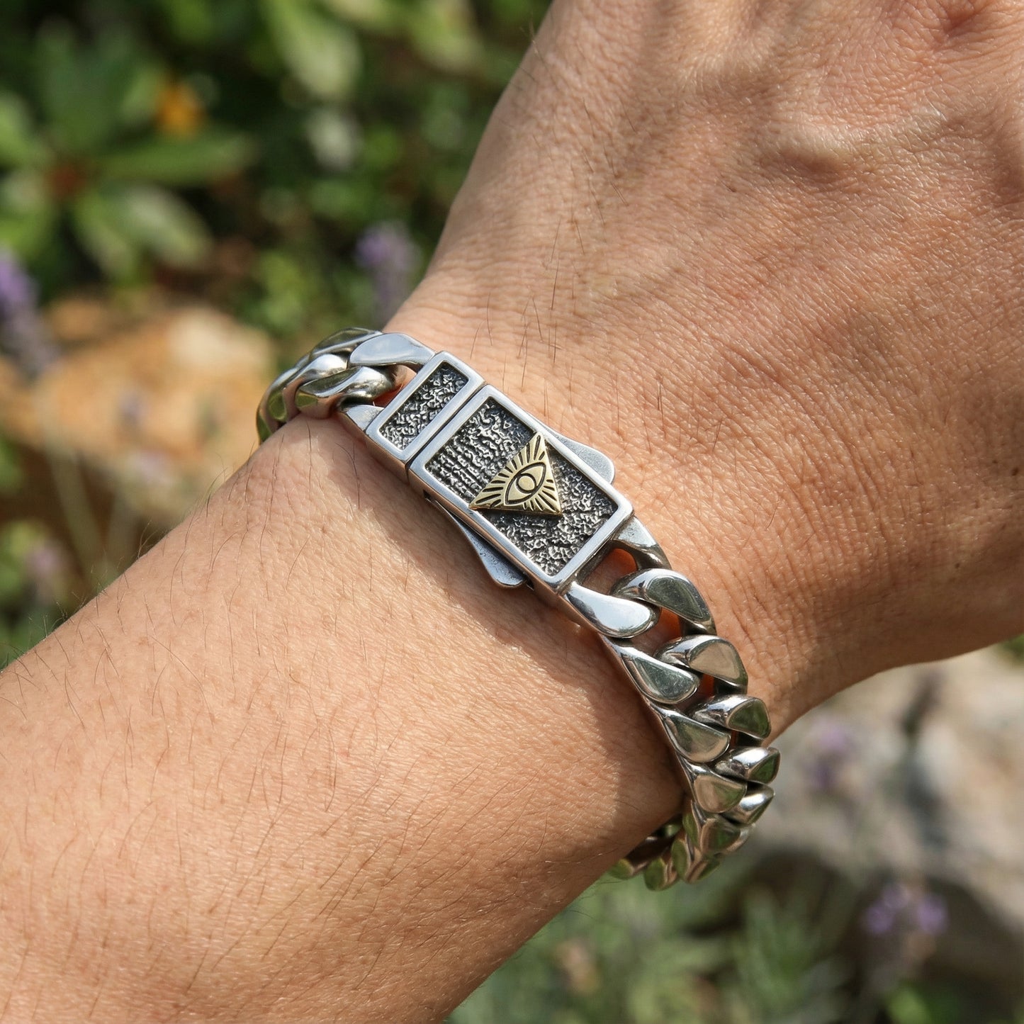 Illuminati Cuban Bracelet - 925 Sterling Silver