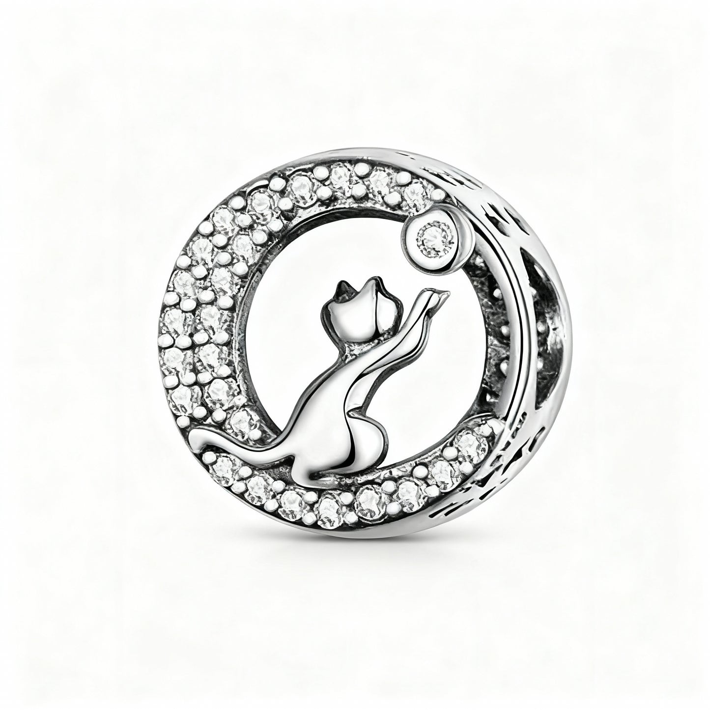 Charm "Kitten" 925 Sterling Silver