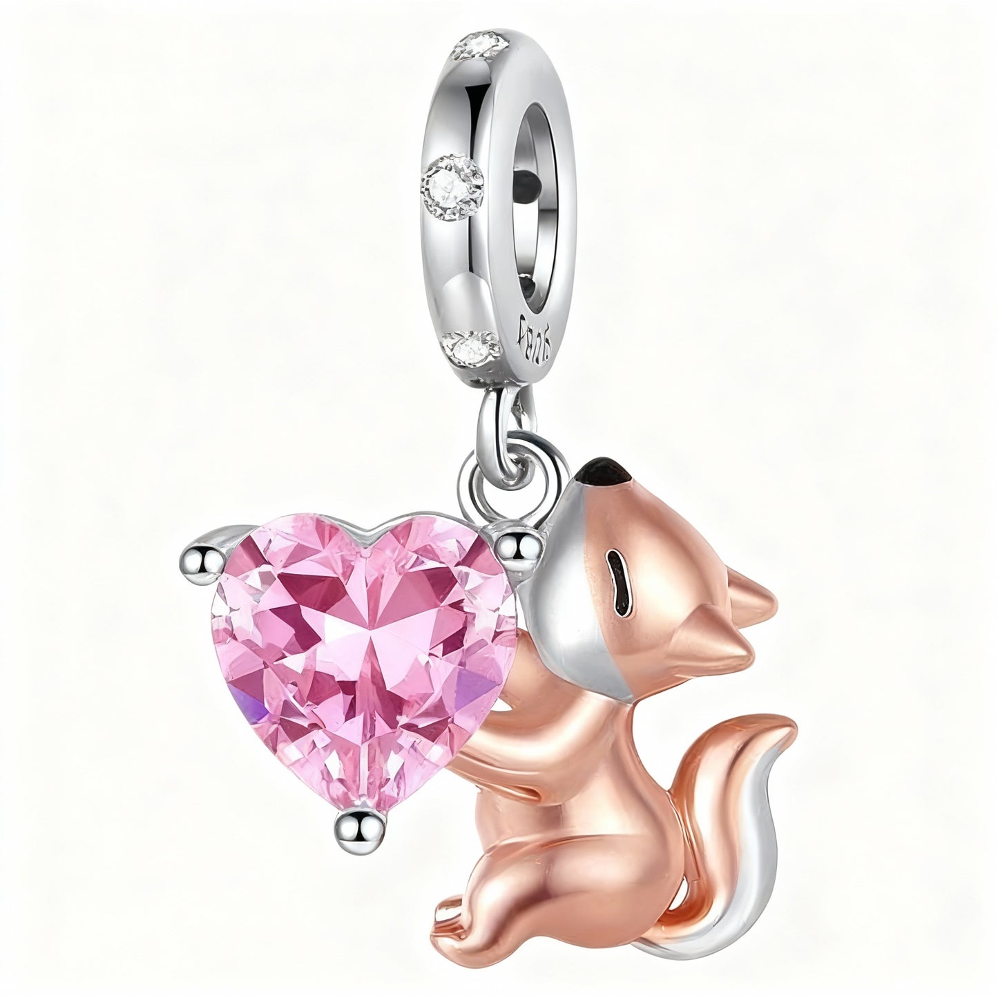 Charm "Foxy" 925 Sterling Silver