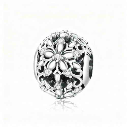 Charm "Snowflake" 925 Sterling Silver