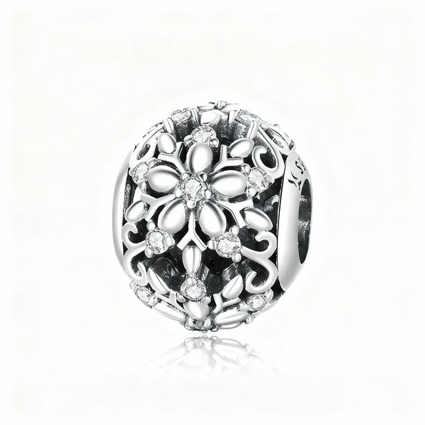 Charm "Snowflake" 925 Sterling Silver