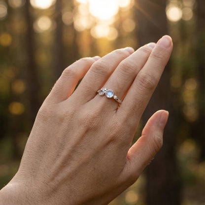 Provence Couple Rings - (Adjustable) - 925 Sterling Silver