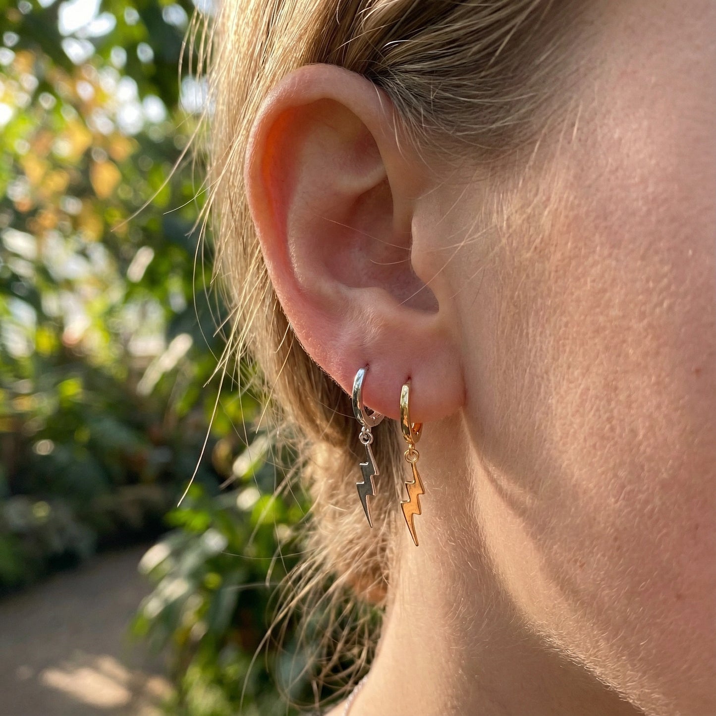 Lightning Earrings - 925 Sterlin Silver