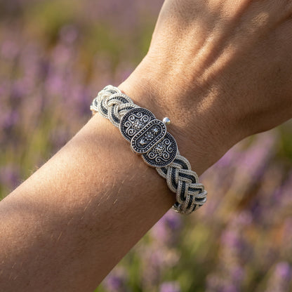 Woven Bracelet - 925 Sterling Silver