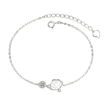 Shell Bracelet - 925 Sterling Silver