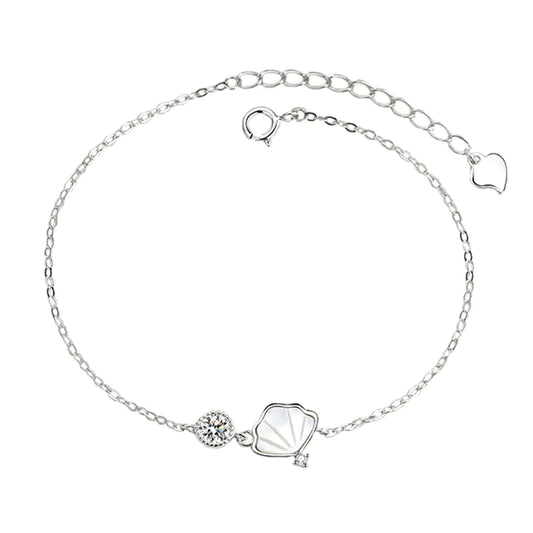 Shell Bracelet - 925 Sterling Silver