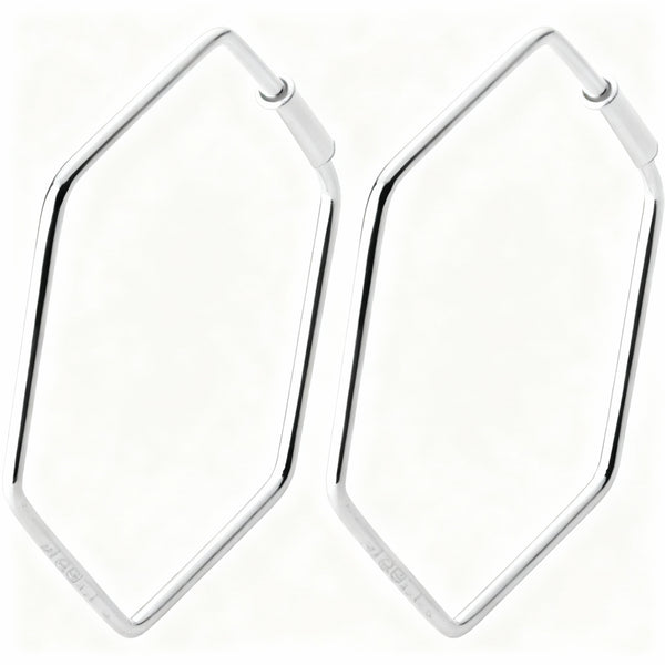 Geometric Earrings - 925 Sterling Silver
