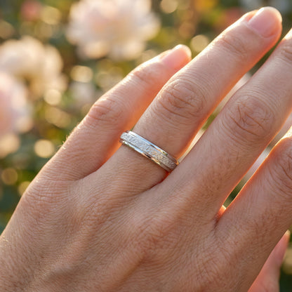 Simple Silver Couple Set - (Adjustable) - 925 Sterling Silver