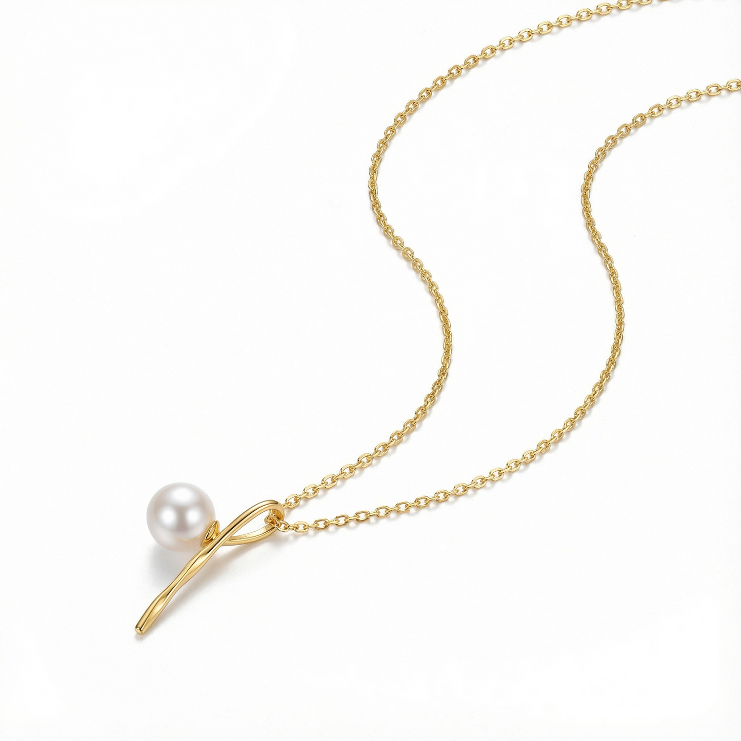 The Pearl Necklace - 925 Sterling Silver