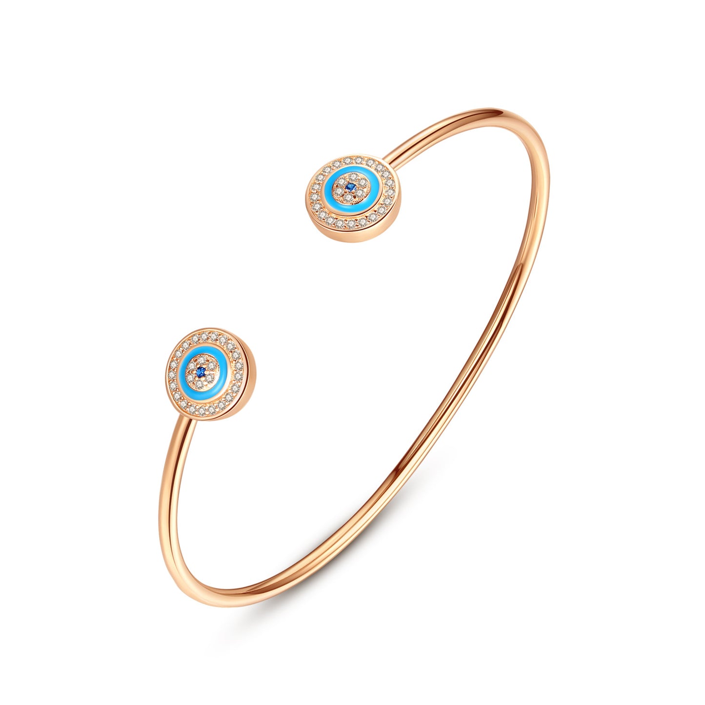 Opening Bracelet - Add Charms - 925 Sterling Silver