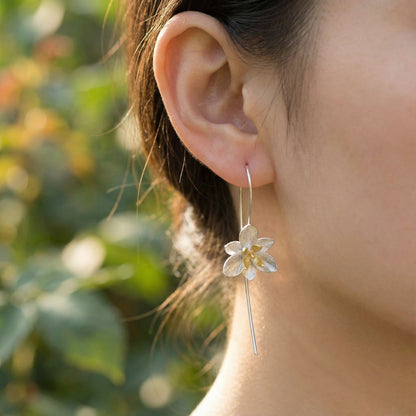 Bougainvillea Earrings - 925 Sterling Silver