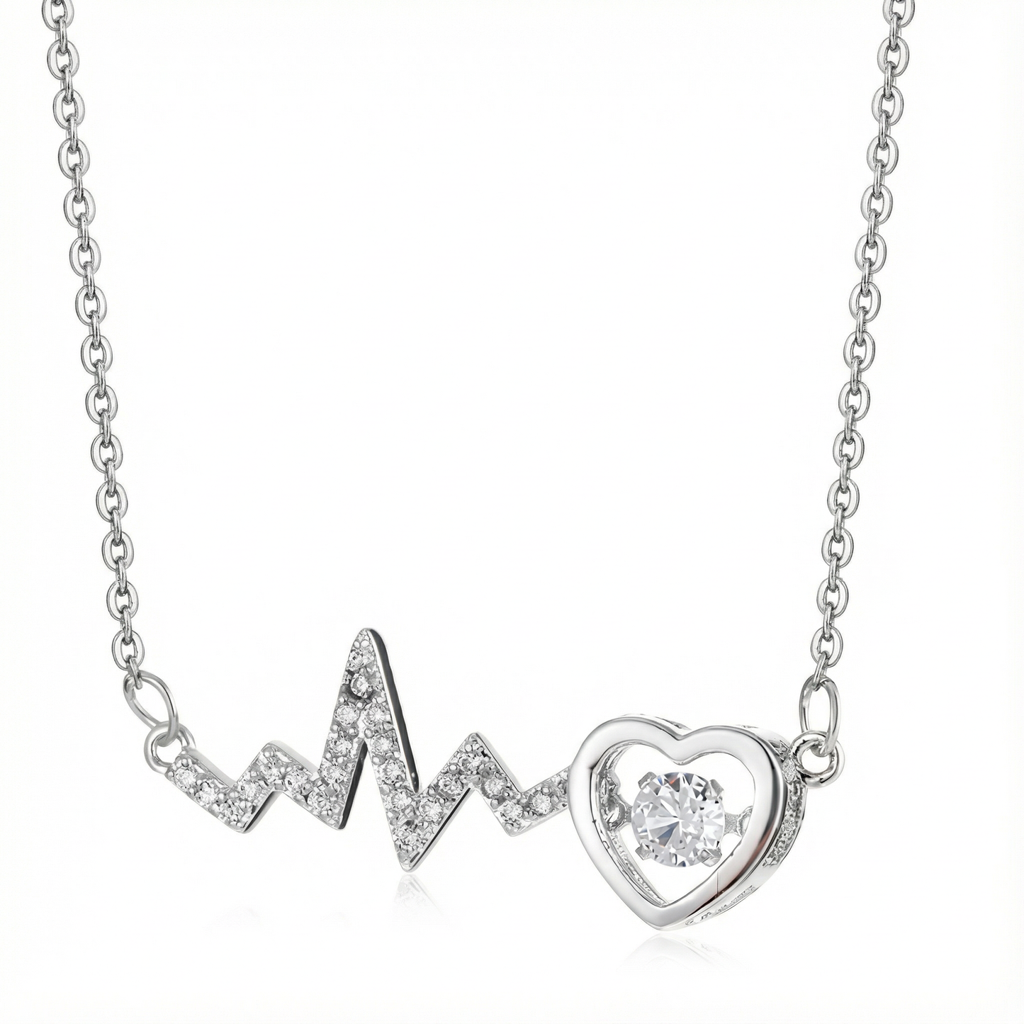 Heart Beat Necklace - Stainless Steel