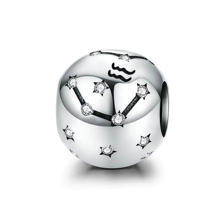 Charm "Zodiac" 925 Sterling Silver (One)
