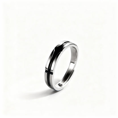 Star Couple Rings - (Adjustable) - 925 Sterling Silver