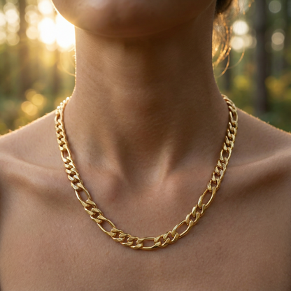 Simple Gold/Silver Chain Necklace - Stainless Steel