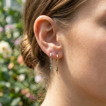 Lightning Earrings - 925 Sterlin Silver