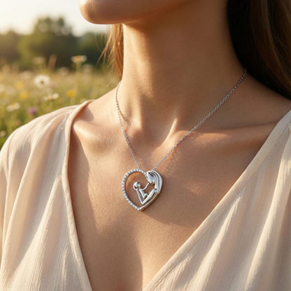 Eternal Embrace Necklace - 925 Sterling Silver