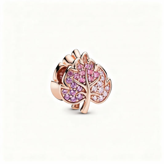 Charm "Leaf" 925 Sterling Silver