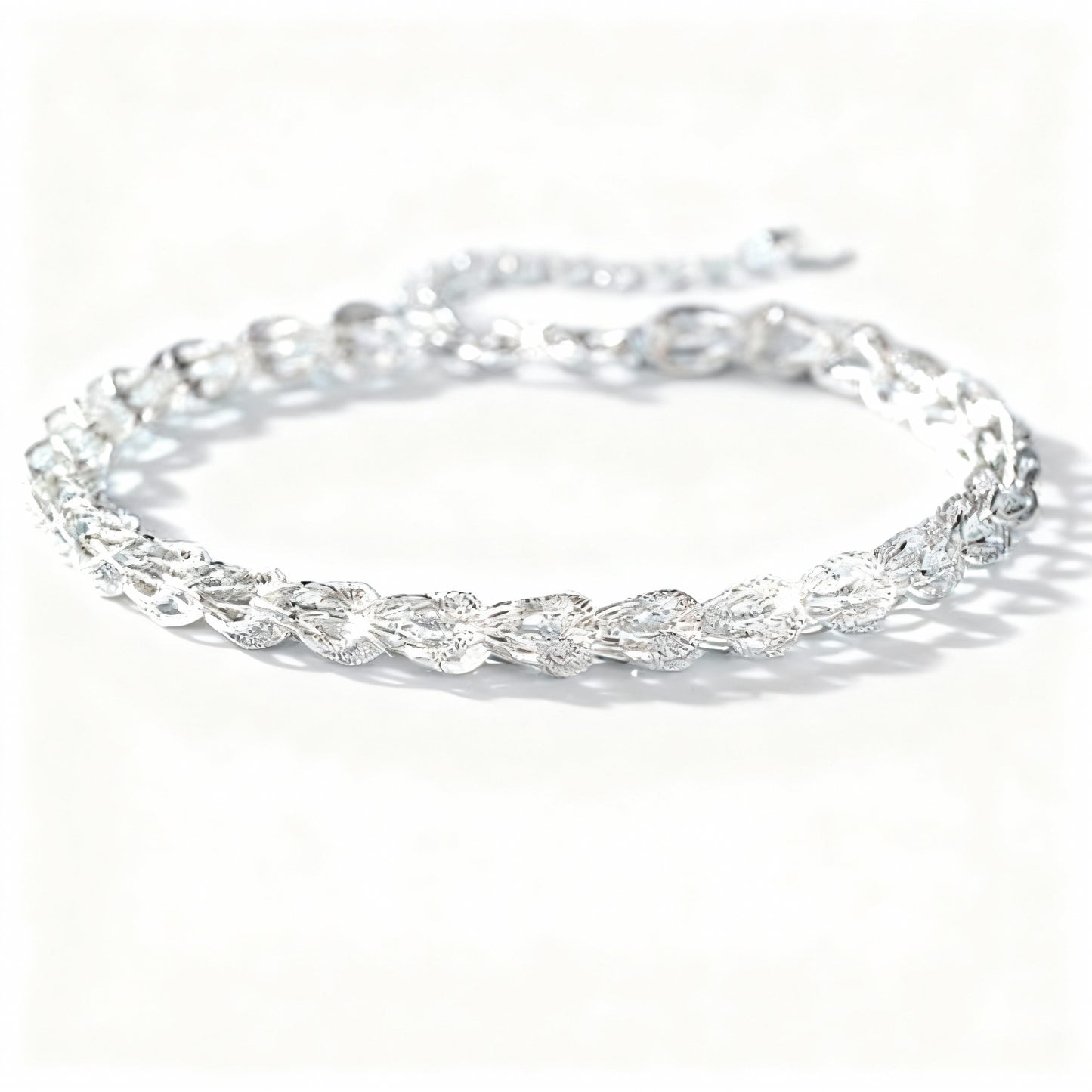 Elegant Silver Bracelet - 925 Sterling Silver