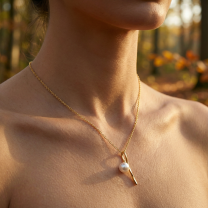 The Pearl Necklace - 925 Sterling Silver