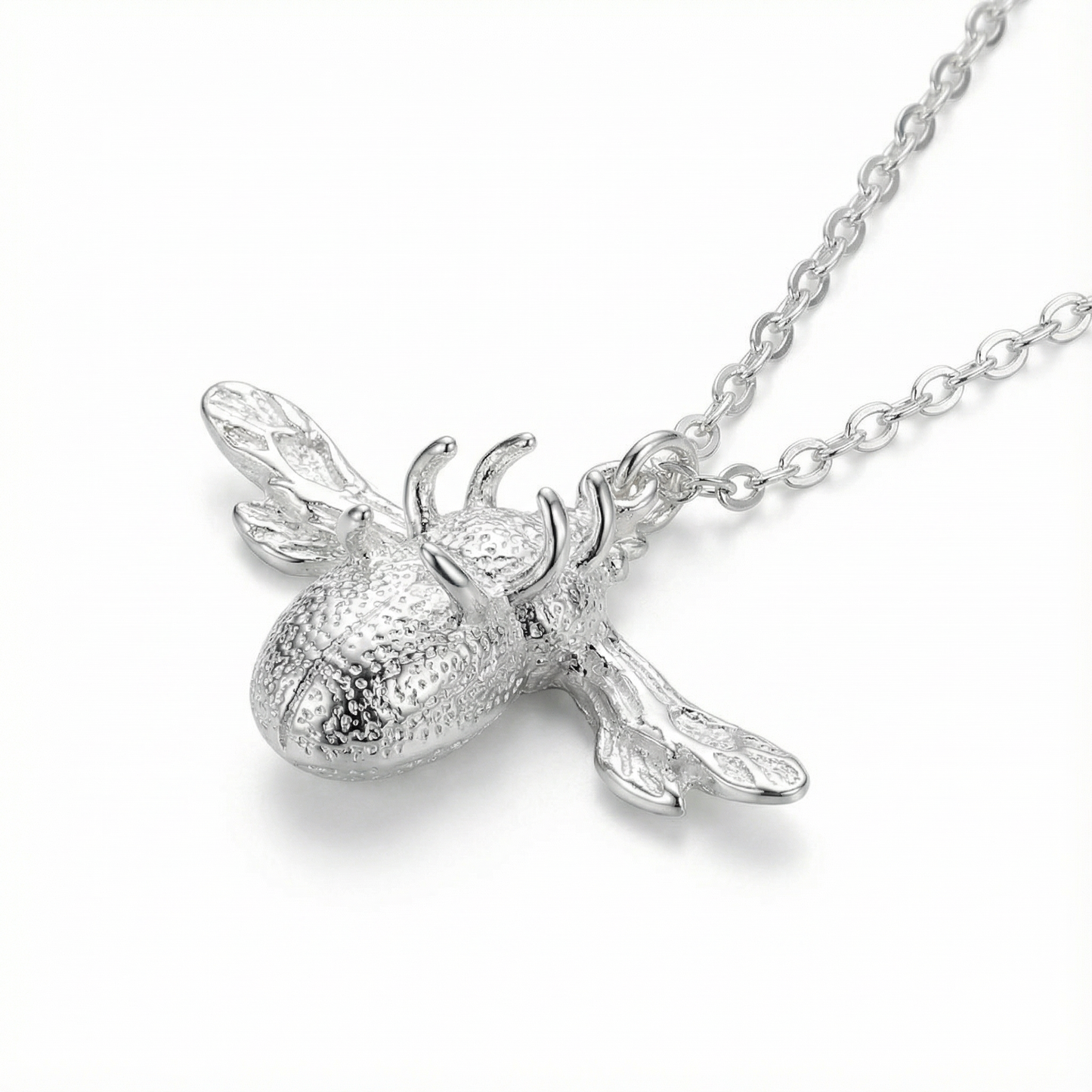 Bee Necklace - 925 Sterling Silver