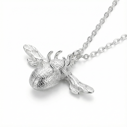 Bee Necklace - 925 Sterling Silver