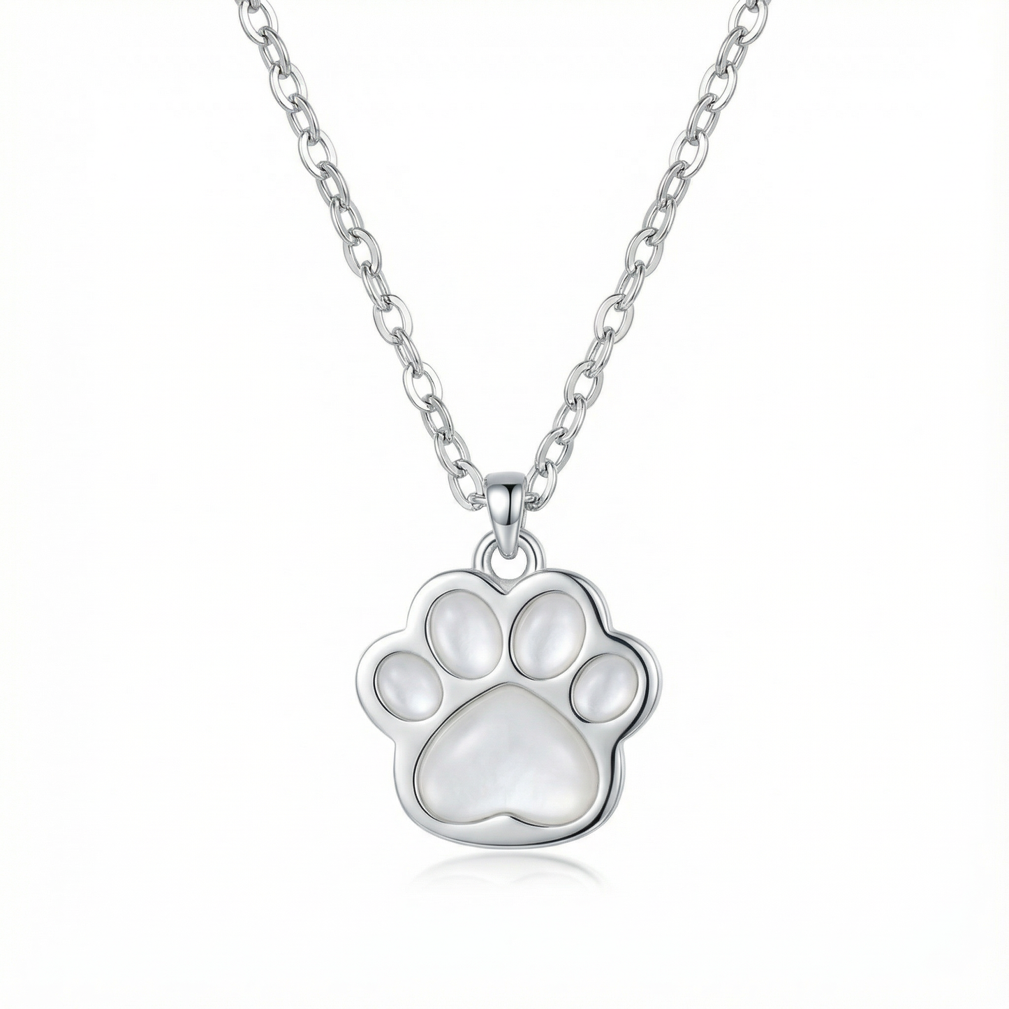 Cat Paw Necklace - 925 Sterling Silver