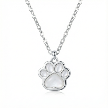 Cat Paw Necklace - 925 Sterling Silver