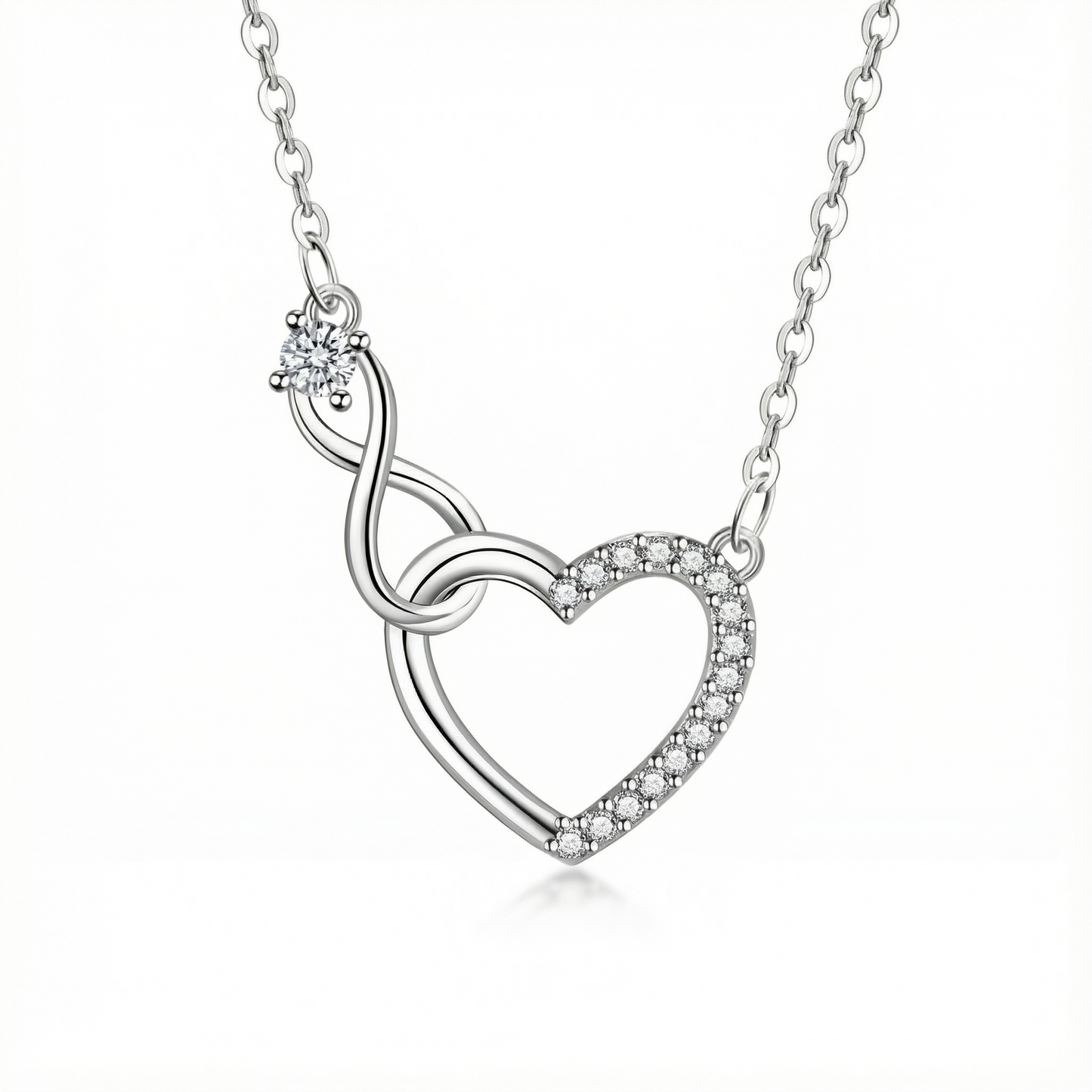Eternal Love Necklace - 925 Sterling Silver