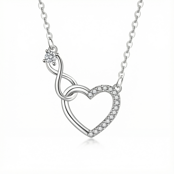 Eternal Love Necklace - 925 Sterling Silver