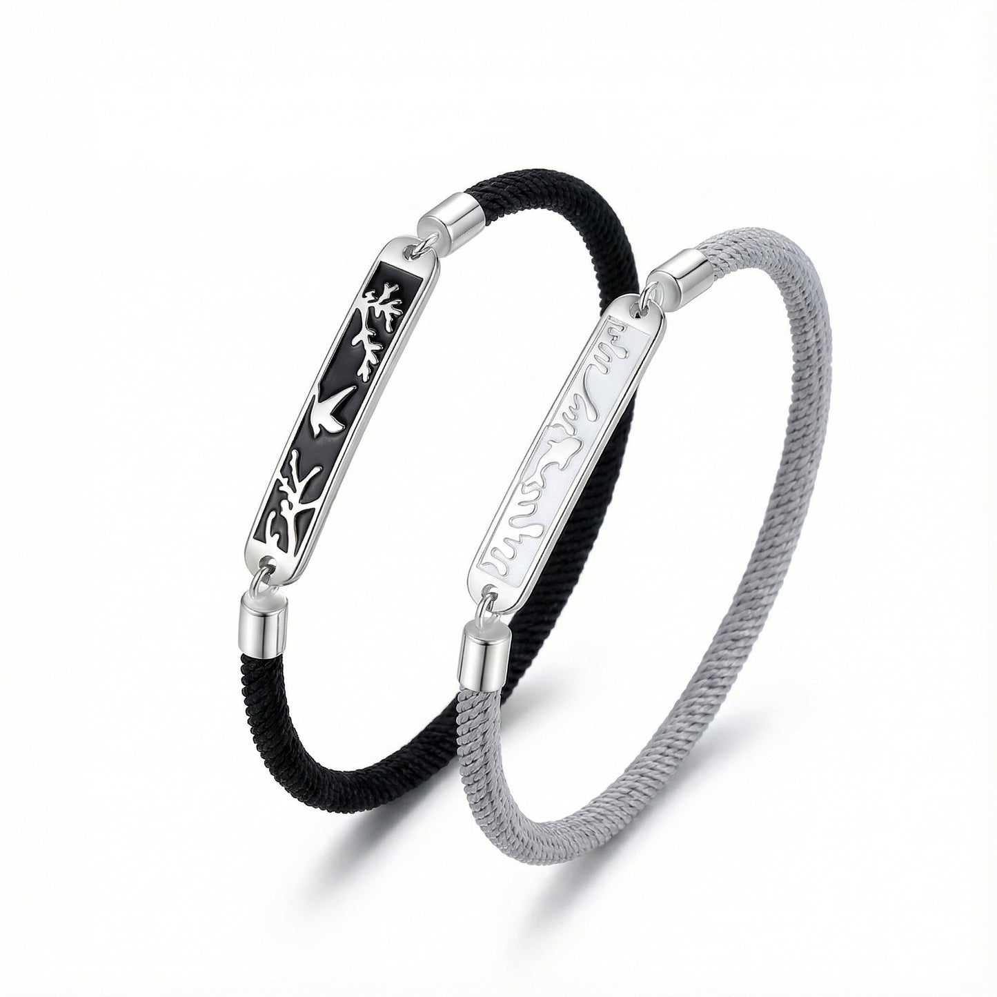 Animal Couple Bracelets - 925 Sterling Silver