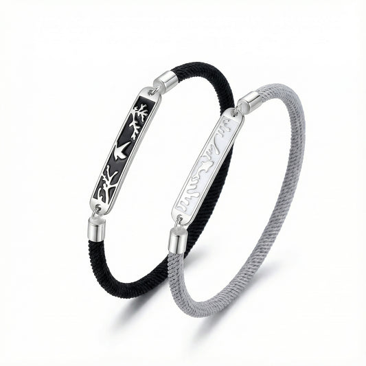 Animal Couple Bracelets - 925 Sterling Silver