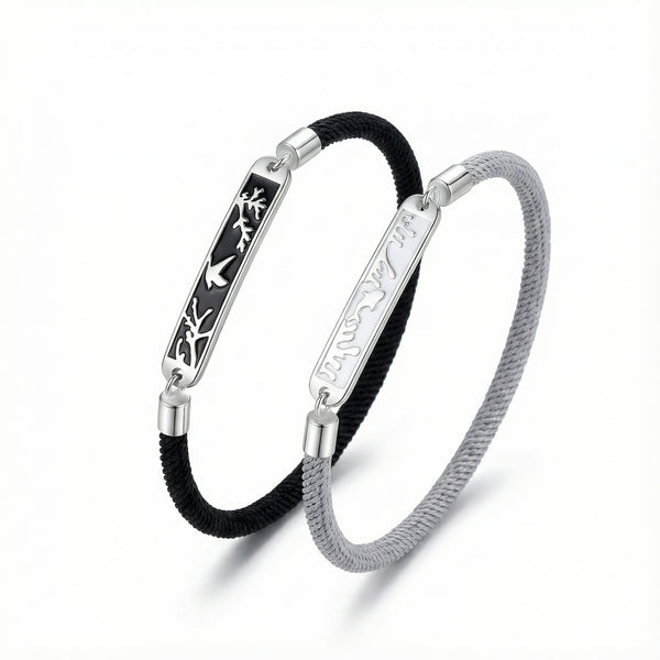 Animal Couple Bracelets - 925 Sterling Silver