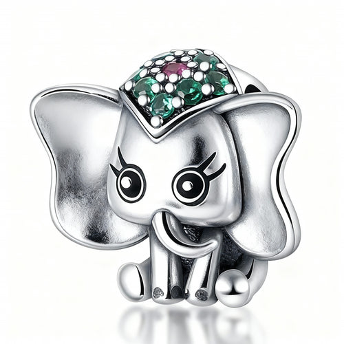 Charm "Elephant"  925 Sterling Silver