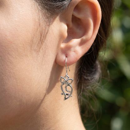 Silver Hook Earrings - 925 Sterling Silver