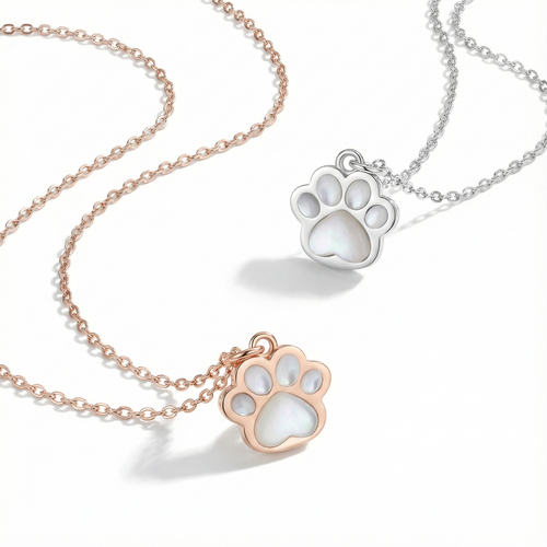 Cat Paw Necklace - 925 Sterling Silver