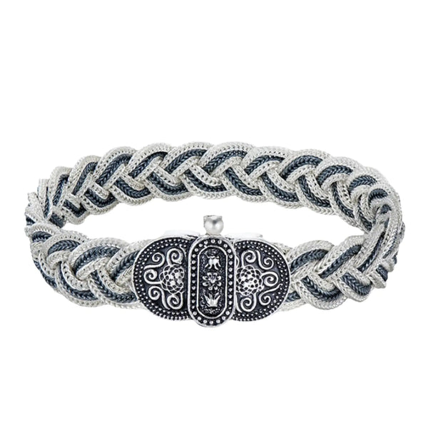 Woven Bracelet - 925 Sterling Silver