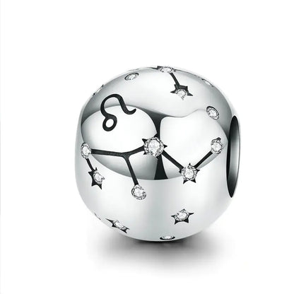 Charm "Zodiac" 925 Sterling Silver (One)