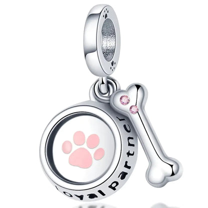 Charm "Dog Lover" 925 Sterling Silver