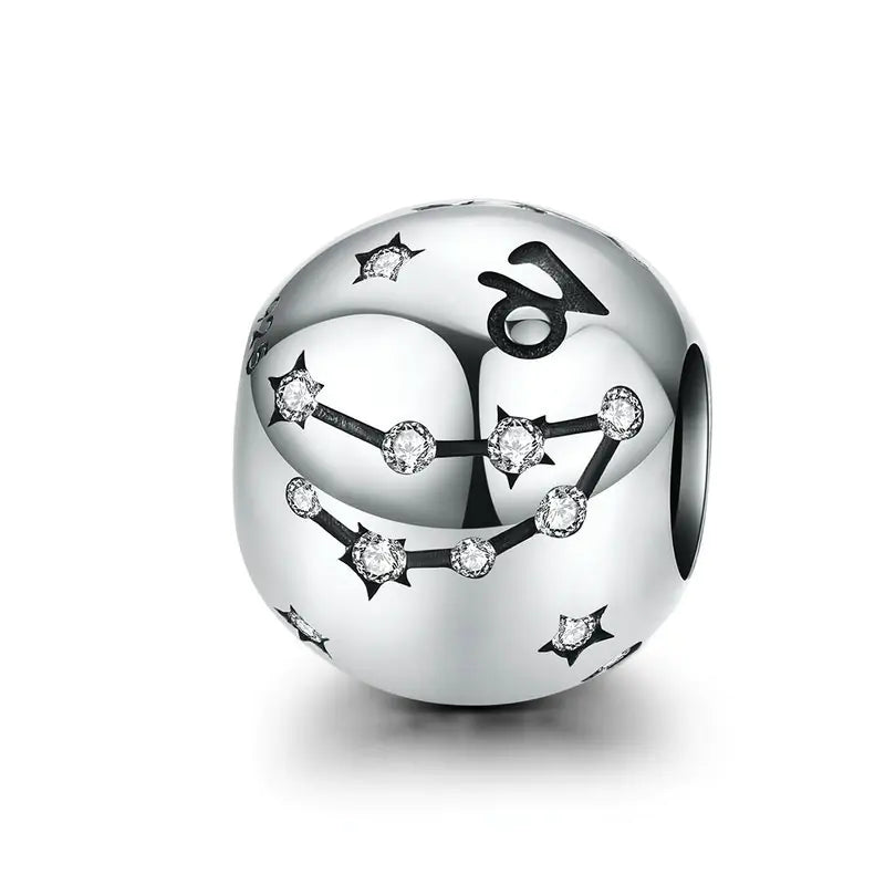 Charm "Zodiac" 925 Sterling Silver (One)