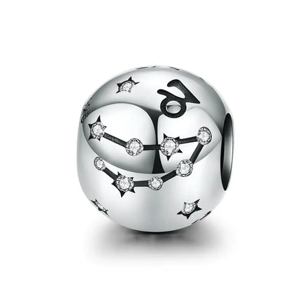 Charm "Zodiac" 925 Sterling Silver (One)