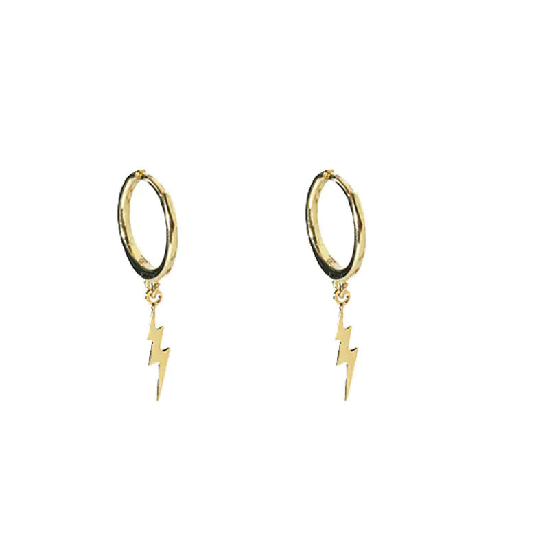 Lightning Earrings - 925 Sterlin Silver
