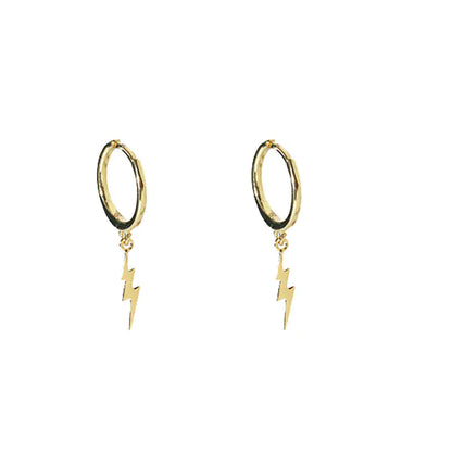Lightning Earrings - 925 Sterlin Silver