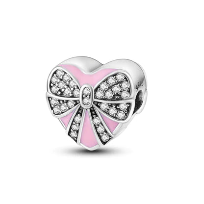 Charm "Heart" 925 Sterling Silver (One)