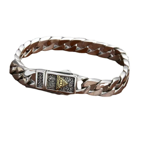 Illuminati Cuban Bracelet - 925 Sterling Silver