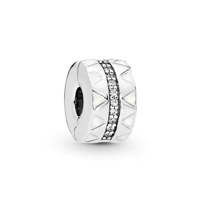Clip Charm "Beads" 925 Sterling Silver