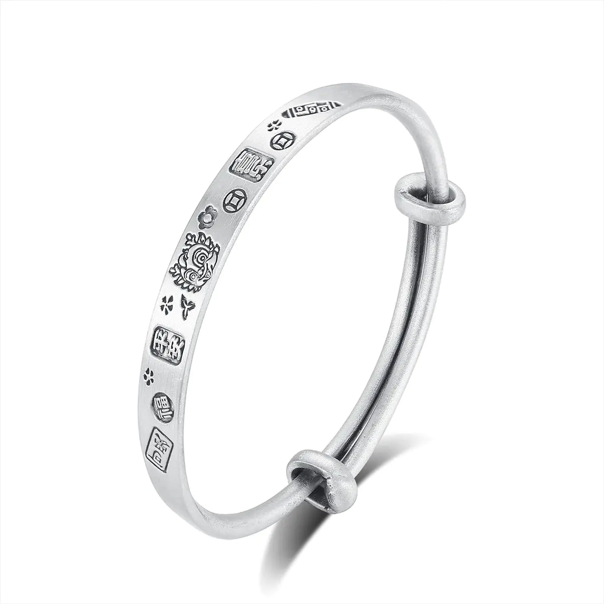 Dragon Sterling Silver Bracelet - 925 Sterling Silver