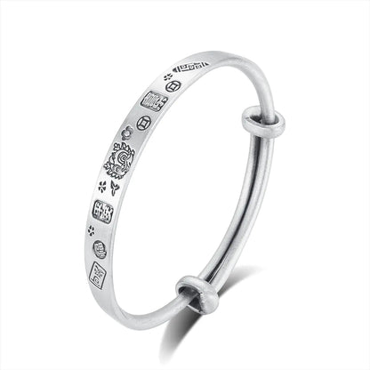 Dragon Sterling Silver Bracelet - 925 Sterling Silver