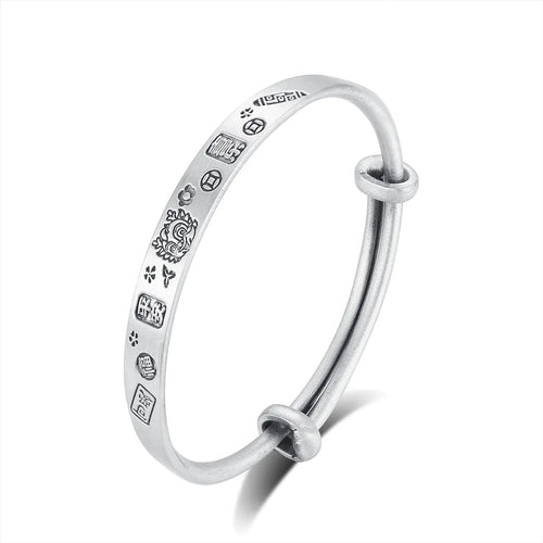 Dragon Sterling Silver Bracelet - 925 Sterling Silver