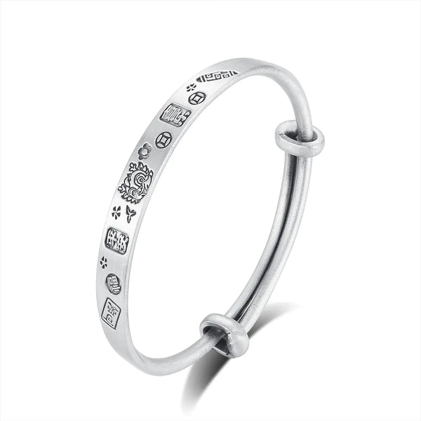 Dragon Sterling Silver Bracelet - 925 Sterling Silver